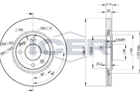 ICER 78BD7810-2 - Disco de freno