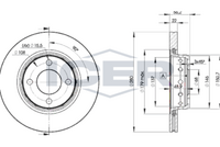 ICER 78BD8011-2 - Disco de freno