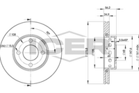 ICER 78BD8012-2 - Disco de freno