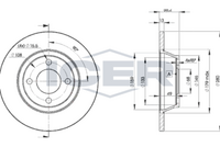 ICER 78BD8014-2 - Disco de freno