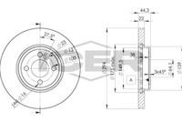 ICER 78BD8570-2 - Disco de freno