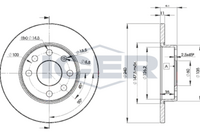 ICER 78BD9020-2 - Disco de freno