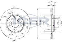 ICER 78BD9047-2 - Disco de freno