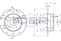 ICER 78BD9101-2 - Disco de freno