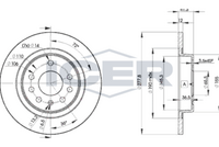 ICER 78BD9115-2 - Disco de freno