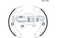 ICER 79PB4008 C - Juego de zapatas de frenos, freno de estacionamiento