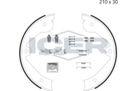 ICER 79PB4028 C - Juego de zapatas de frenos, freno de estacionamiento
