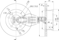 ICER 78BD0181-1 - Disco de freno