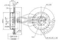 ICER 78BD0060-1 - Disco de freno