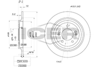 ICER 78BD0078-2 - Disco de freno