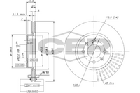 ICER 78BD5207-2 - Disco de freno