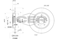 ICER 78BD5270-2 - Disco de freno