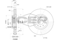 ICER 78BD7338-2 - Disco de freno