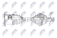 NTY NPW-VW-212 - Árbol de transmisión