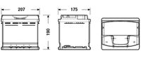 EXIDE EA530 - Batería de arranque