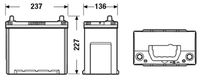 EXIDE EA456 - Batería de arranque