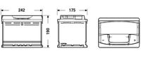 EXIDE EA640 - Batería de arranque