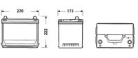 EXIDE EA754 - Batería de arranque