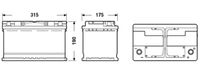 EXIDE EK820 - Batería de arranque