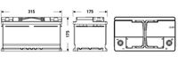 EXIDE EL752 - Batería de arranque