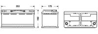 EXIDE EK960 - Batería de arranque