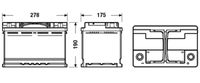 EXIDE EL700 - Batería de arranque