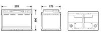 EXIDE EK720 - Batería de arranque