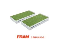 FRAM CFH11815-2 - Filtro, aire habitáculo