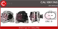 CASCO CAL10017AS - Alternador