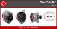 CASCO CAL15146AS - Alternador