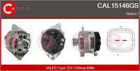 CASCO CAL15146GS - Alternador