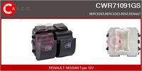 CASCO CWR71091GS - Interruptor, elevalunas