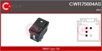 CASCO CWR75004AS - Interruptor, elevalunas