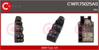 CASCO CWR75025AS - Interruptor, elevalunas