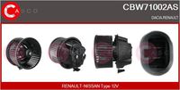 CASCO CBW71002AS - Ventilador habitáculo