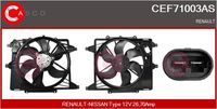 CASCO CEF71003AS - Motor eléctrico, ventilador del radiador