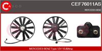 CASCO CEF76011AS - Motor eléctrico, ventilador del radiador