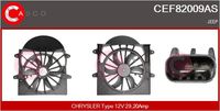 CASCO CEF82009AS - Motor eléctrico, ventilador del radiador