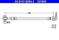 ATE 24.5147-0294.3 - Tubo flexible de frenos