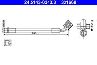 ATE 24.5143-0343.3 - Tubo flexible de frenos