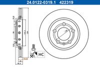 ATE 24.0122-0319.1 - Disco de freno