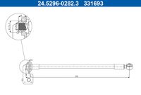 ATE 24.5296-0282.3 - Tubo flexible de frenos