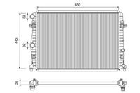 VALEO 701304 - Radiador, refrigeración del motor