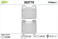 VALEO 302770 - Juego de pastillas de freno