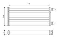 VALEO 811630 - Radiador de calefacción