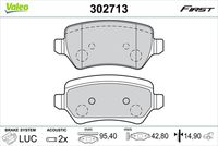 VALEO 302713 - Juego de pastillas de freno