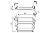 VALEO 822947 - Radiador de aire de admisión