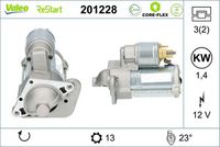 VALEO 201228 - Motor de arranque