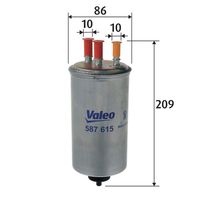 VALEO 587615 - Filtro combustible