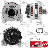 SIDAT A12BH0882AS - Alternador